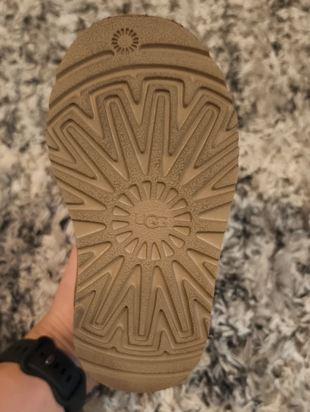 UGG Kids Classic Mini Chestnut Suede Boots